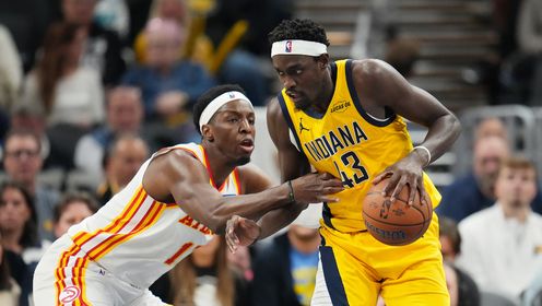 NBA杯-老鹰轻取步行者 杰伦-约翰逊22+13+8 西卡18+5+5